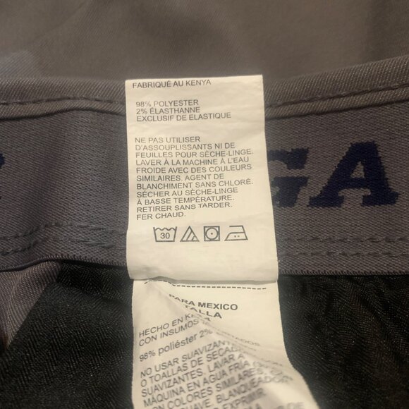 PGA Tour Men's Golf Shorts Classic Gray Flat Front Sz 34 - Picture 11 of 12